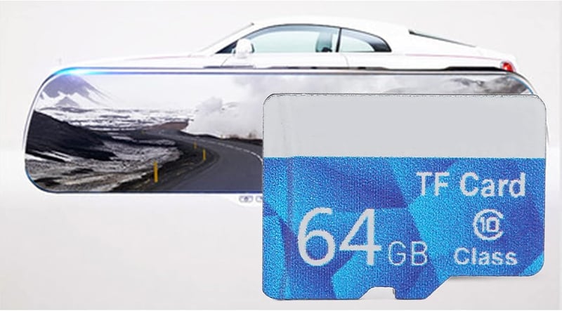 Bewinner 64GB MicroSD Memóriakártya Class 10 Vízálló Ütésálló Telefon Kamera Drón MP3 Lejátszó