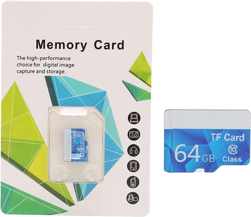 Bewinner 64GB MicroSD Memóriakártya Class 10 Vízálló Ütésálló Telefon Kamera Drón MP3 Lejátszó