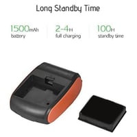 Bewinner Bluetooth termálna tlačiareň blokov, 58 mm prenosná mini POS tlačiareň, bezdrôtová mobilná tlačiareň účteniek a pokladničných blokov pre reštaurácie 5