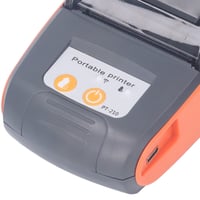Bewinner Bluetooth termálna tlačiareň blokov, 58 mm prenosná mini POS tlačiareň, bezdrôtová mobilná tlačiareň účteniek a pokladničných blokov pre reštaurácie 9