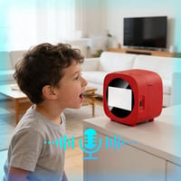 Inteligentná hlasová tlačiareň štítkov s AI Bewinner, 2,4-palcový displej, termotlač bez atramentových kaziet, Bluetooth WiFi, prenosná tlačiareň štítkov na domáce použitie 7