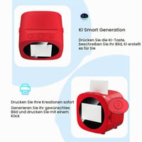 Inteligentná hlasová tlačiareň štítkov s AI Bewinner, 2,4-palcový displej, termotlač bez atramentových kaziet, Bluetooth WiFi, prenosná tlačiareň štítkov na domáce použitie 6