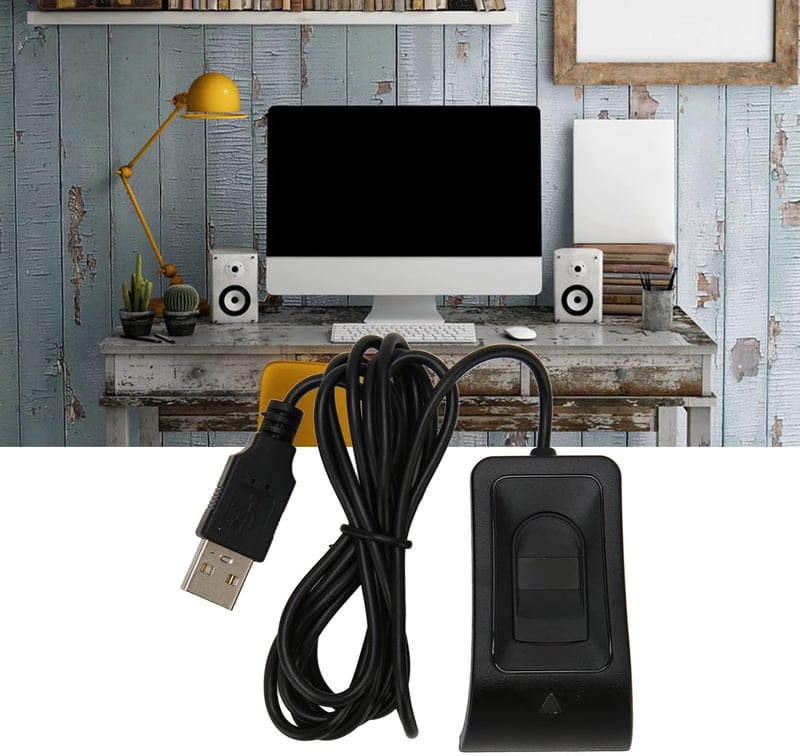 Bewinner USB Ujjlenyomat Olvasó - Biometrikus Azonosítás PC-hez, Jelszómentes Bejelentkezés