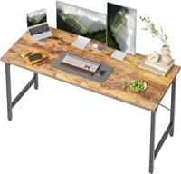 BEXEVUE Íróasztal 80x40 cm, Számítógépasztal Ipari Stílusban, Fém Kerettel 1