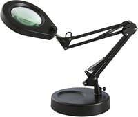 Beyamz LED nagyítólámpás asztali lámpa 5X 10,5cm kerek, 5 szín, állvánnyal 1