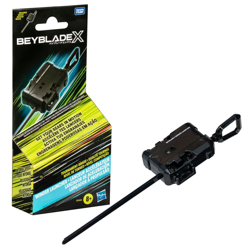 Oficiálna štartovacia súprava Beyblade X Speed - veľkosť M, čierna
