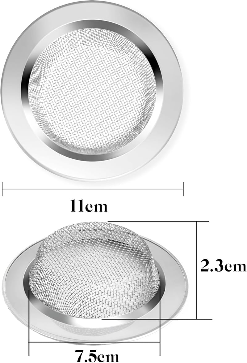 BEYLAB 3 részes rozsdamentes acél olajégető szita szett 11 cm