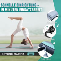 BEYOND MARINA felfújható tornaszőnyeg pumpával - 3/4/5/6 m 2