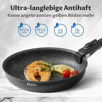 BEZIA Indukciós Edénykészlet Levehető Fogantyúval, Tapadásmentes, Minden Tűzhelytípushoz, Mosogatógépben Mosható 3