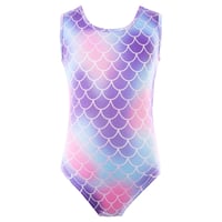 Dievčenský gymnastický dres Bezioner bez rukávov/s dlhým rukávom - fialový - pre 12-14 rokov (150-160 cm) 1