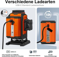 TakamineTech 3x360° Zöld Lézeres Szintező - 12 Vonalas Önbeálló Lézerszintező Távirányítóval, Építkezéshez, Csempézéshez, Type-C Töltéssel 6