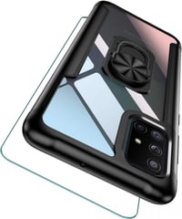Samsung Galaxy A52 360°-os Fekete Védőtok Sárgulásálló 1