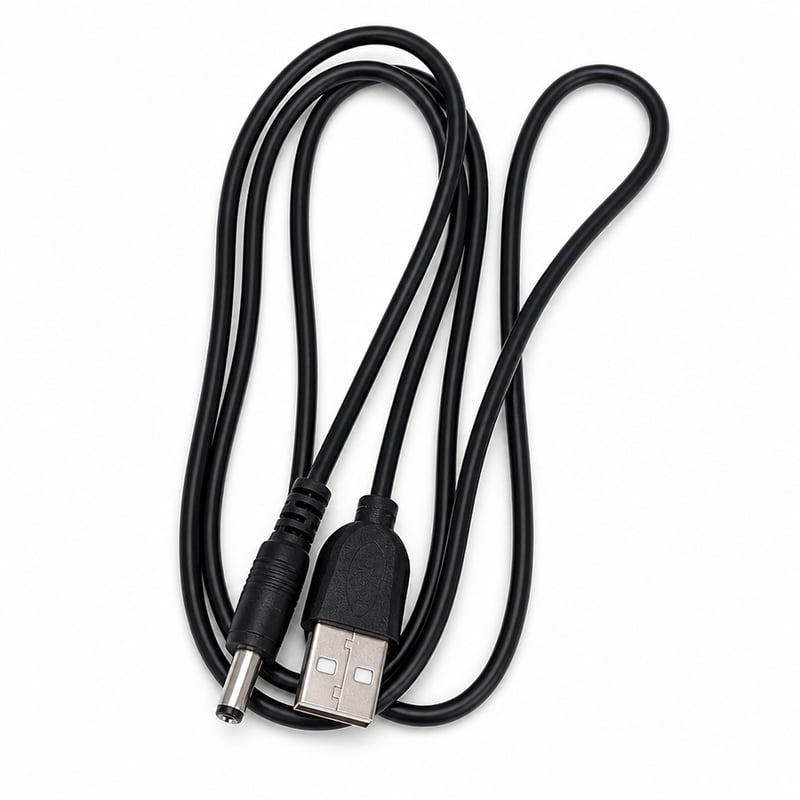 USB nabíjací kábel pre prenosný CD prehrávač Lenco CD-021 – náhradný nabíjací kábel pre detský CD prehrávač
