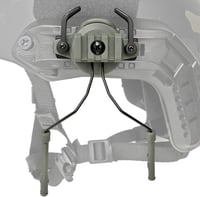WISEONUS Taktikai Airsoft Sisak Adapter Comtac Fejhallgatókhoz - Összecsukható Nylon Felfüggesztés, Katonai Felhasználásra, OD Színben 8