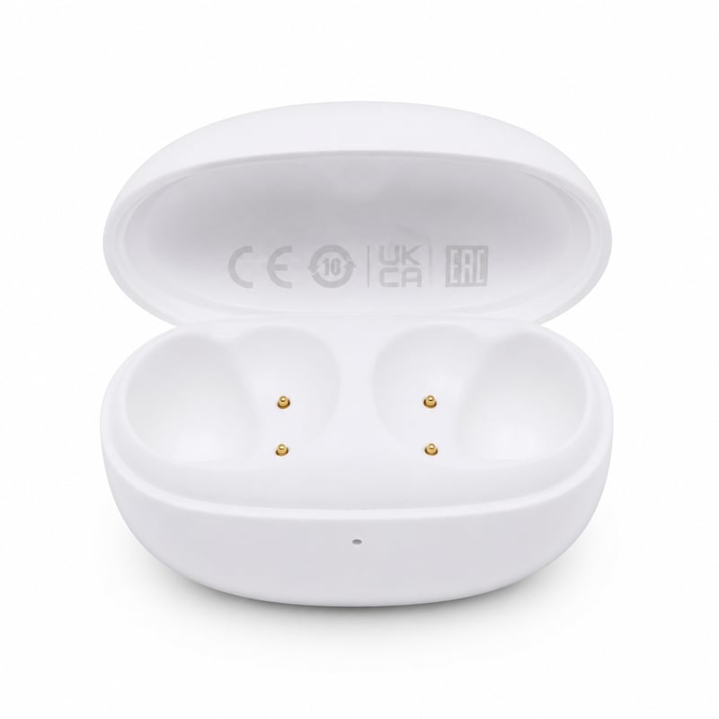 1MORE ComfoBuds Mini töltőtok csere alkatrész fehér Bluetooth fülhallgatóhoz zajszűrős fülhallgató töltődoboz