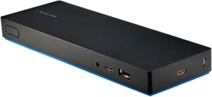 HP G4 USB-C priključna stanica - HDMI, 2xDP - kompatibilno s Chromebookom i Elitebookom, crvena