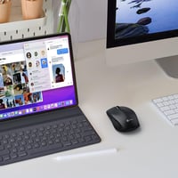 iClever Vezeték Nélküli Bluetooth Egér - Újratölthető, Csendes, 4 DPI Beállítással, USB-C, Windows/macOS/ChromeOS Kompatibilis 9