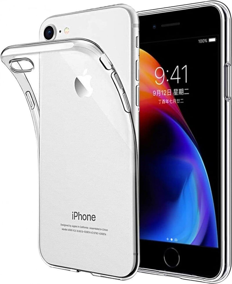 Apple iPhone 7/8/SE Átlátszó Vékony Szilikon Védőtok
