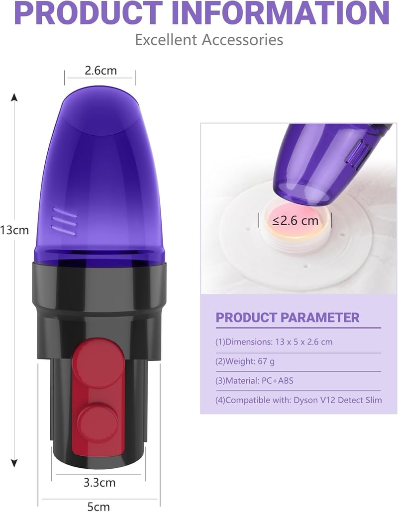 Dyson V12 Detect Slim kompatibilis LOCINTE porszívó porzsák