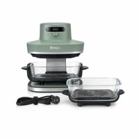 Teplovzdušná fritéza Ninja CRISPi PRO XL AS090EUGN, machovo zelená – 5,7 l a 2,3 l — chýba 5,7-litrová nádoba (stav: pozri 2. obrázok) 1