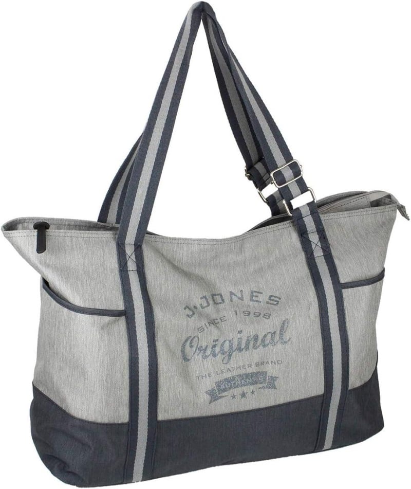 J.Jones XXL Szabadidős Táska, Sporttáska, Úszótáska, Női Shopper Cipzárral