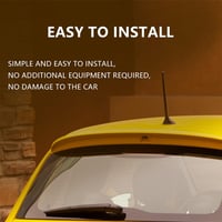 FIAT 500 Kompatibilis KASturbo Fekete Gumi Tetőantenna 2
