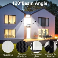Loyal 50W LED reflektor, 6000K, 5000LM, kültéri, vízálló, fehér 2
