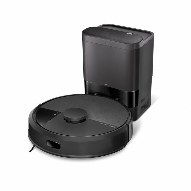 Aspirator robot și mop iRobot Roomba 105 Combo + AutoEmpty Dock – ClearView LiDAR, 7000Pa — fără sac (stare: vezi a 2-a poză)