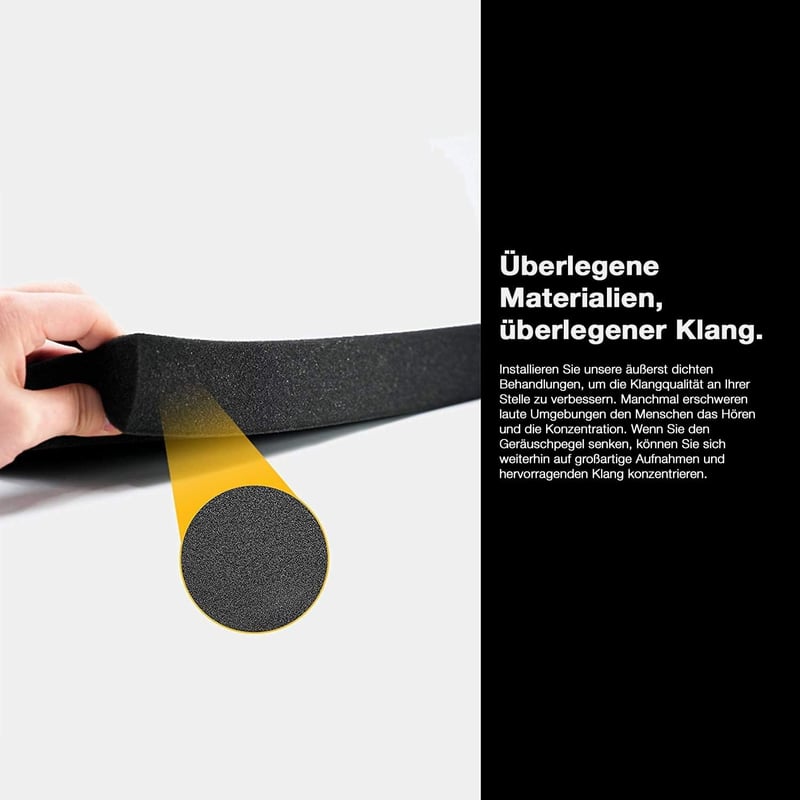 Sonic Acoustics hangszigetelő szivacs, 12,7 cm-es stúdió monitorokhoz, 2 db, fekete