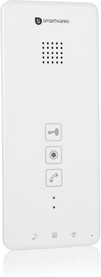 Smartwares DIC-21112 Kaputelefon - Alumínium Házas Vezetékes Intercom Rendszer 15W Teljesítménnyel, Fehér-Ezüst 2