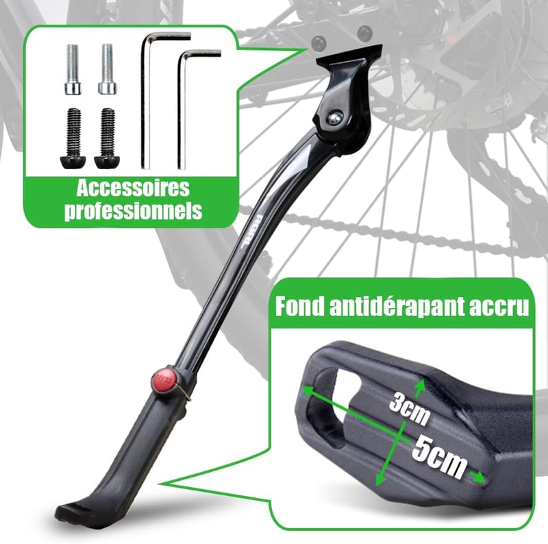 RBRL Alumínium Kerékpártartó 40mm - 24-29" MTB/Országúti Biciklihez