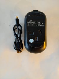 Mouse wireless Bluetooth Bluestork, 3200 DPI, silențios, reîncărcabil, ultra-subțire, compatibil PC și Mac, negru 3