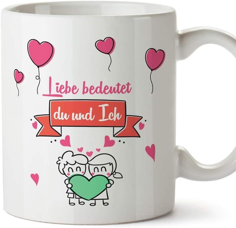 MUGFFINS Szerelmes Pároknak Német Feliratos Bögre 350 ml