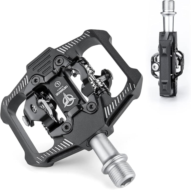 Shimano SPD kompatibilis, kétoldalas MTB pedál, széles platformmal - GEWAGE