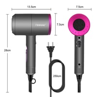Flintronic 2000W-os ionos hajszárító, 3 sebesség, 3 fúvóka, 2 diffúzor, gyors szárítás 4