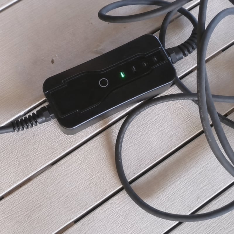 AFYEEV 3.6 kW Mobil Wallbox Type 2 EV Töltőkábel 6 m, Schuko Csatlakozó, Állítható Áram 8A/10A/13A/16A, IEC 62196-2, Táskával, Használt
