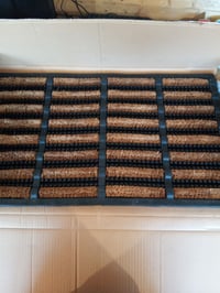 Covoraș de intrare Hanse Home Brushes din fibră de cocos și cauciuc, 45x75 cm, negru-natur, antiderapant, pentru utilizare la interior și exterior, preș rezistent la intemperii 2
