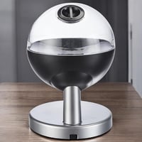 MIJOMA Elegáns Retro Édesség Adagoló Érintésérzékelővel - Tágas Fekete-Ezüst Automata Cukorkatartó, Elemes Működés, Modern Otthoni Kiegészít 7