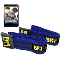 Súprava oklúznych tréningových pások BFR BANDS Pro Edition – 2 ks pások na stimuláciu svalov rúk a nôh na kulturistiku a škrtidlá s e-knihou v prílohe 1