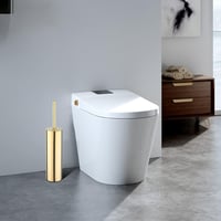 BGL 304 Rozsdamentes Acél WC Kefe Tartó Arany 5