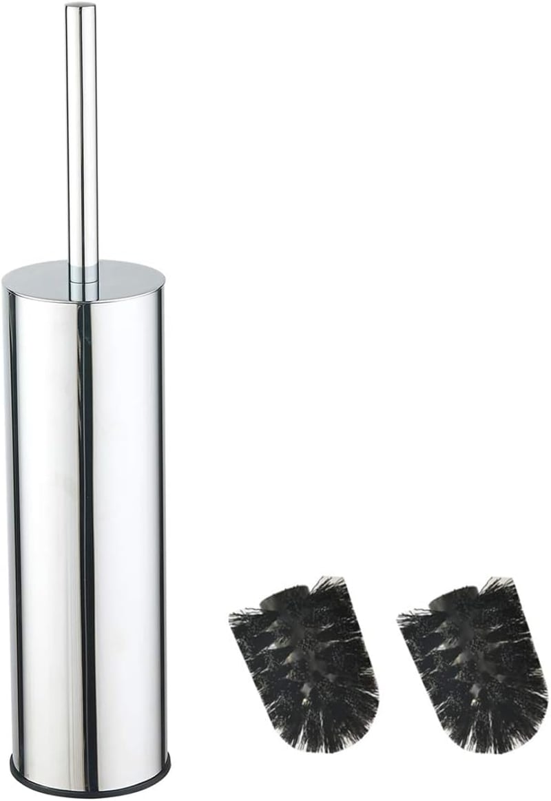 BGL 304 Rozsdamentes Acél WC Kefe Tartó Kerek Hosszú Chrome Finish