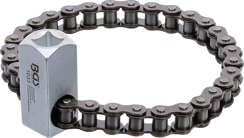 Reťazový kľúč na olejové filtre BGS 1033 – priemer Ø 65 – 115 mm