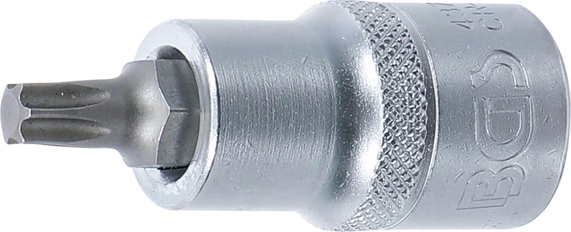 BGS 4372 Hlavica s bitom 1/2" (12,5 mm) T-Star T40 Torx, dĺžka 53 mm, bez otvoru, 1 ks