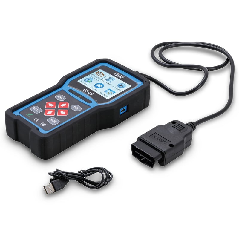 BGS 6648 Čítačka chybových kódov OBD2 (EOBD) a diagnostické zariadenie