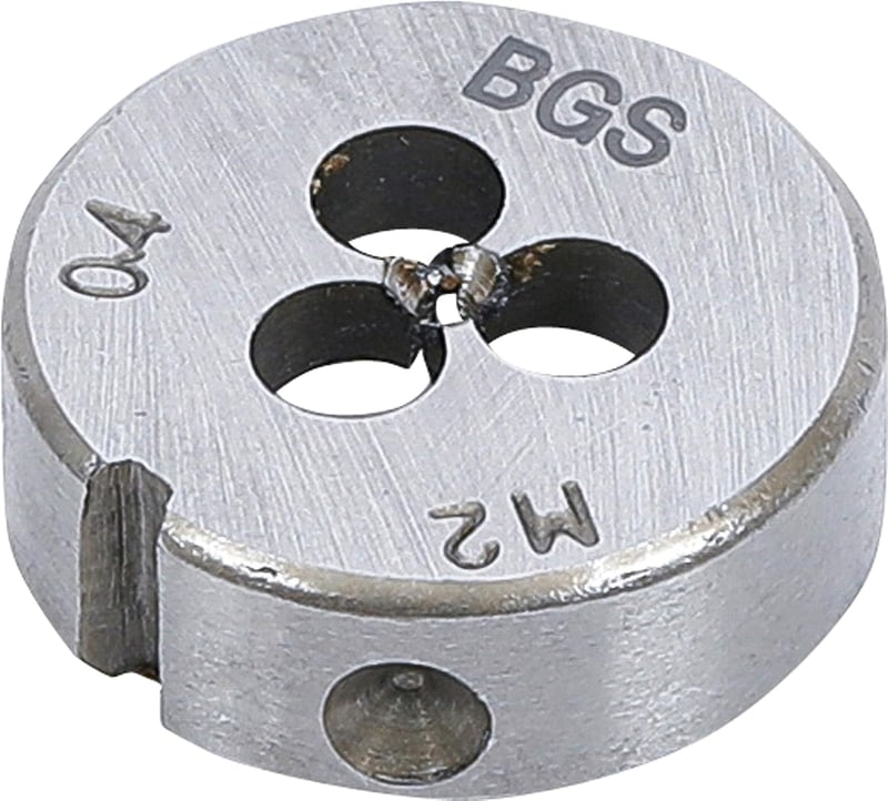 BGS Menetmetsző Szerszám M2 x 0,4 x 25 mm Szerszámacél Hengeres Menetfúró Precíziós Munkához