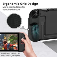 BHGift Nintendo Switch 2 ultravékony tok ergonomikus fogantyúval, dokkolható TPU hüvely 2