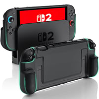 BHGift Nintendo Switch 2 ultravékony tok ergonomikus fogantyúval, dokkolható TPU hüvely 1