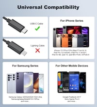 BHHB 45W USB-C gyorstöltő Samsung és iPhone készülékekhez, 2 m kábellel 6