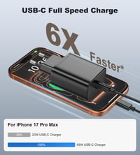 BHHB 45W USB-C gyorstöltő Samsung és iPhone készülékekhez, 2 m kábellel 2