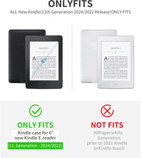 BHHB Kindle 11. generáció 2024 tok karpánttal, automatikus alvás/ébresztés - 6" 2